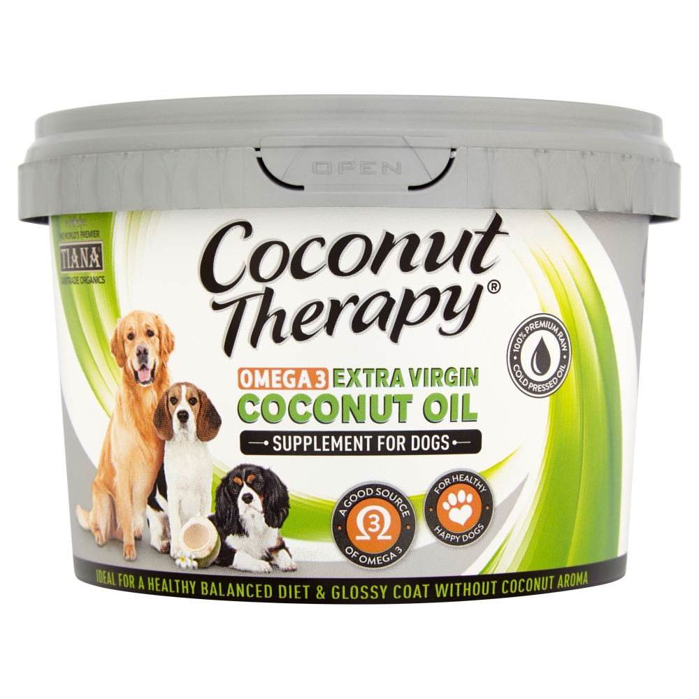 TIANA Coconut Therapy, Coconut Oil for dogs, Omega-3 Supplement