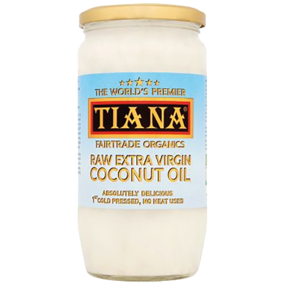 TIANA Fairtrade Organic Raw Extra Virgin Coconut Oil, UK No.1, 750ml