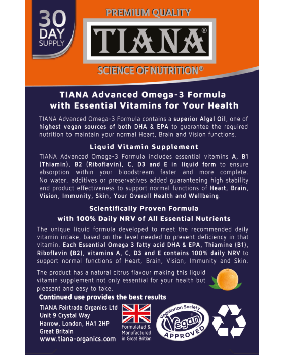 TIANA Omega-3 Liquid Multi-Vitamin Benefits