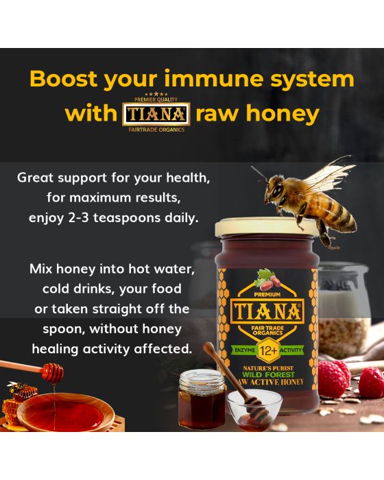 Boost your immune system with TIANA Raw Forest Honey