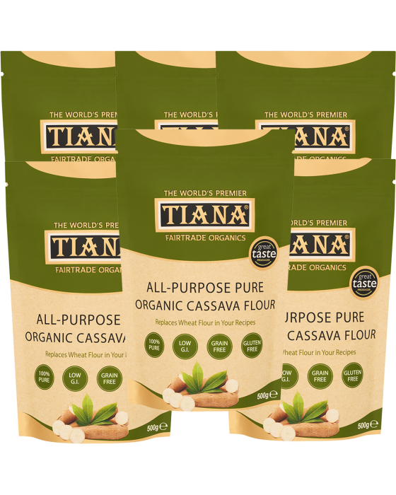 organic cassava flour pack of six