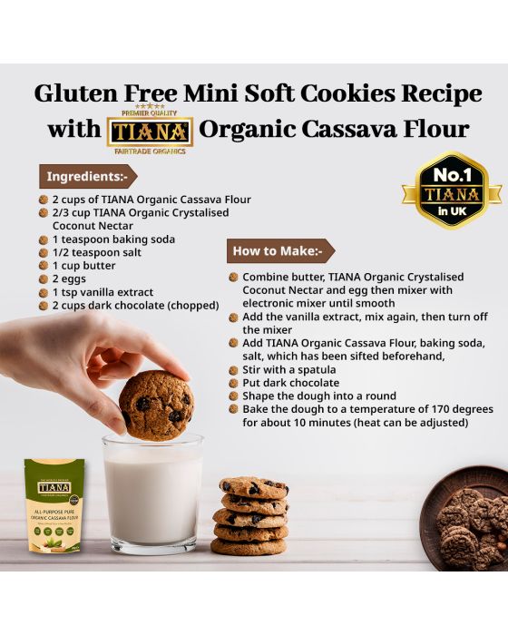Soft Cookies recipe with TIANA Cassava Flour