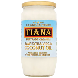 TIANA Fairtrade Organic Raw Extra Virgin Coconut Oil, UK No.1, 750ml