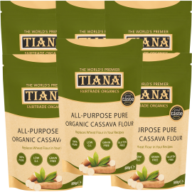 TIANA Organic Gluten-Free Cassava Flour 6 for 4