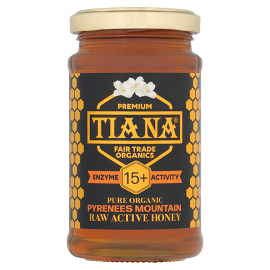 TIANA Pure Organic Raw Active Pyrenees Mountain Honey 15+ 3 for 2