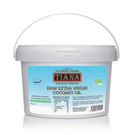 TIANA Fairtrade Organic Raw Extra Virgin Coconut Oil, UK No.1, 4 Litres