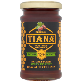 TIANA Pure Organic Raw Active Wild Forest Honey 12+