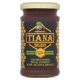 TIANA Pure Organic Raw Active Wild Forest Honey 12+ 3 for 2