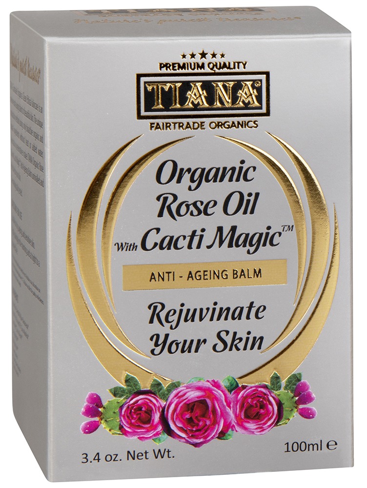 TIANA Fairtrade Organic Rose Oil Anti-Ageing Balm 3 for 2
