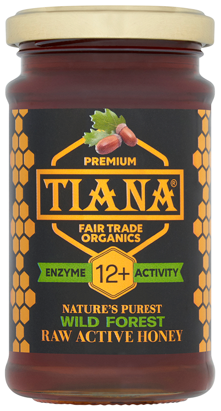 TIANA Pure Organic Raw Active Wild Forest Honey 12+