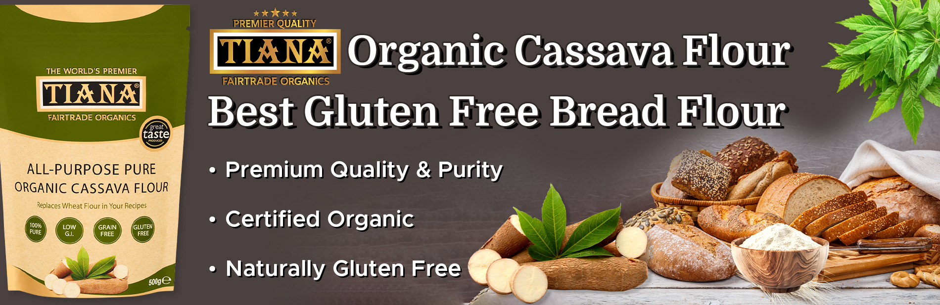 TIANA Gluten Free Cassava Flour 