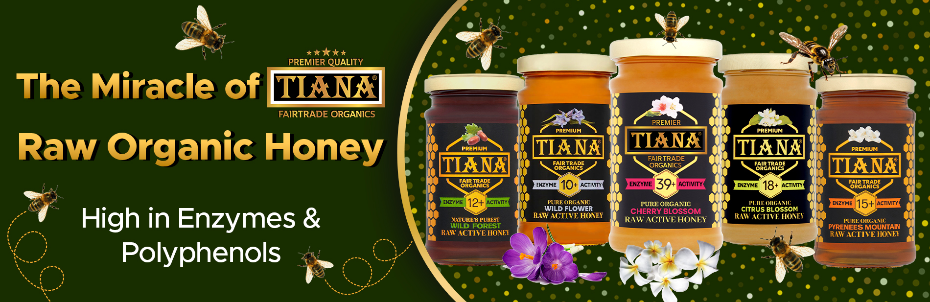TIANA Raw Organic Honey 