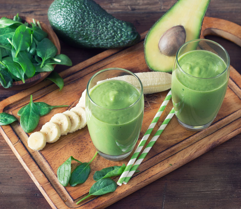 Banana, Coconut and Avocado Energising Smoothie with MCT