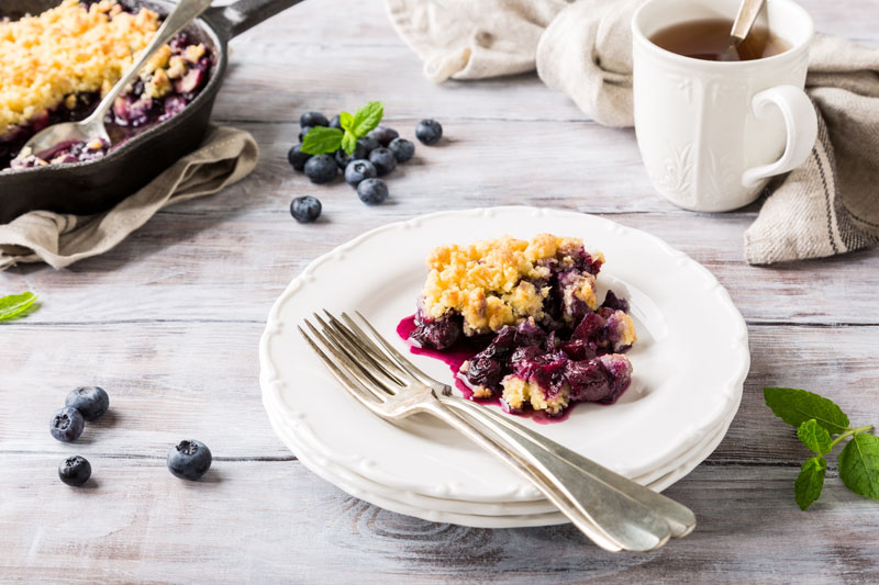 Tiana Fairtrade Organics Berry and Coconut Crumble Recipe