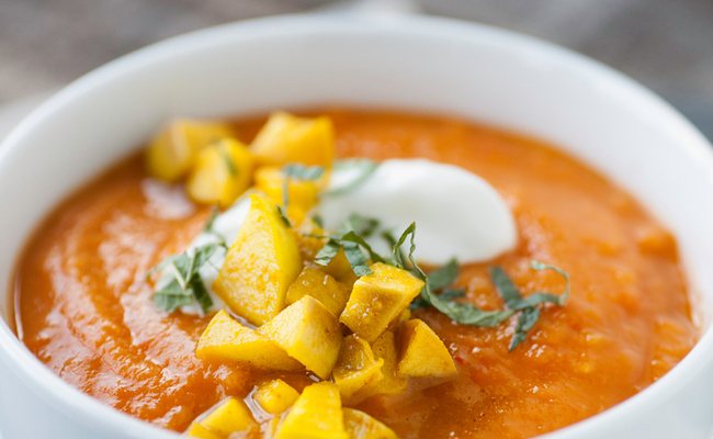 Gingered Sweet Potatoes in Coconut Sauce Recipe