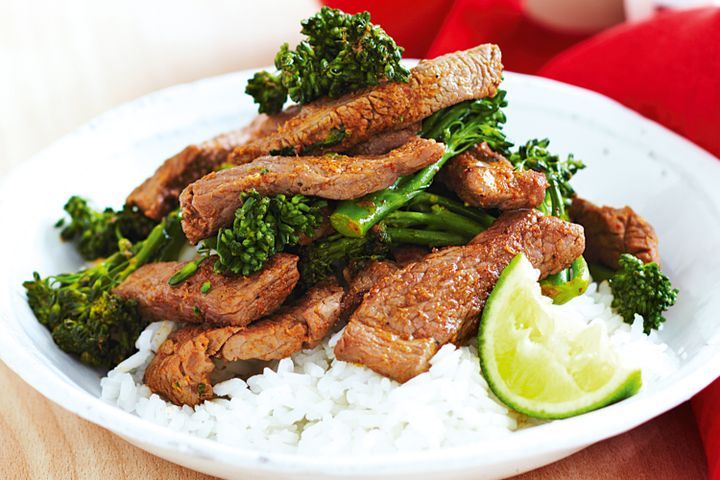 Tiana Fairtrade Organics Red Curry and Lamb Stir-Fry Recipe